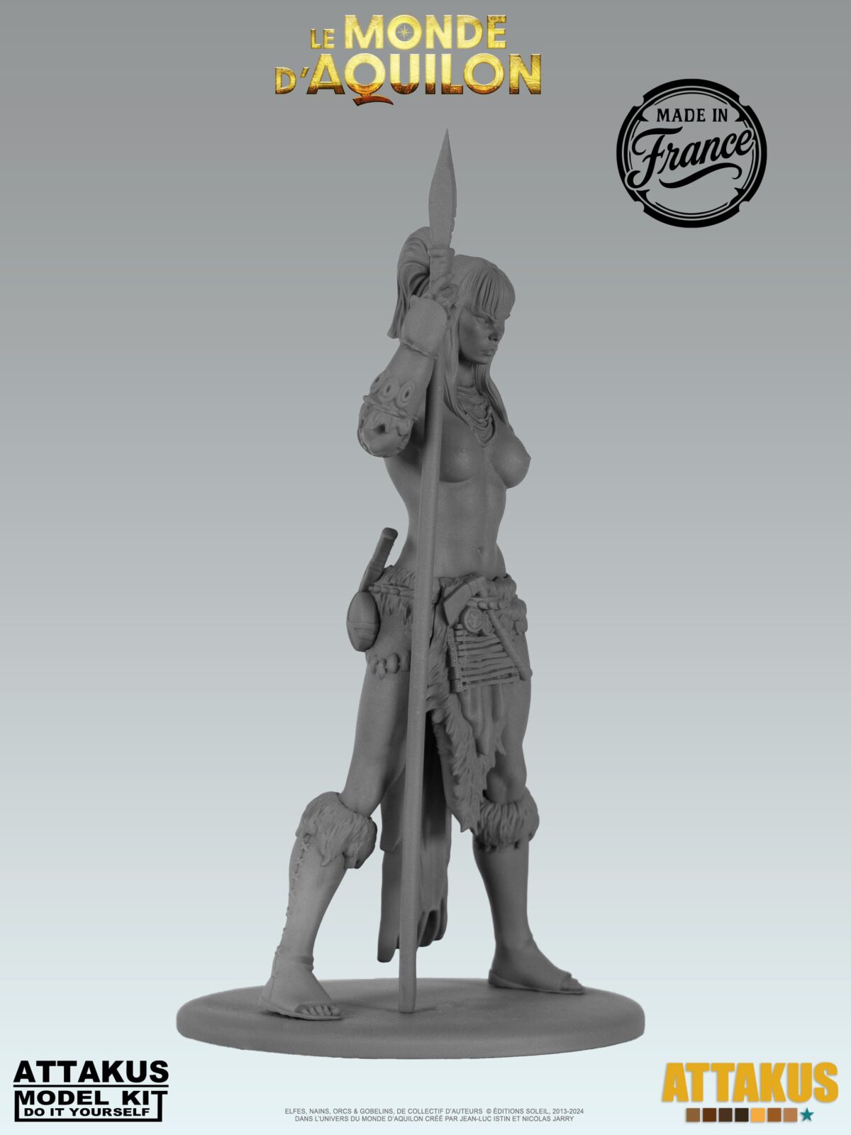 Figurine Lea’saa (Elfes) à peindre - taille M (6-9cm)