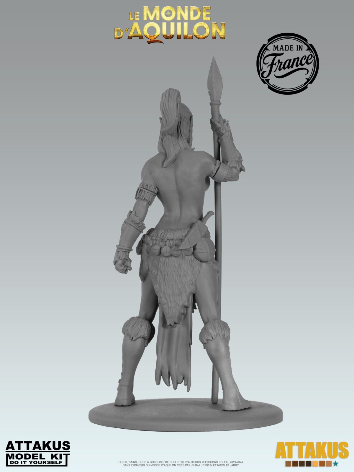 Figurine Lea’saa (Elfes) à peindre - taille M (6-9cm)