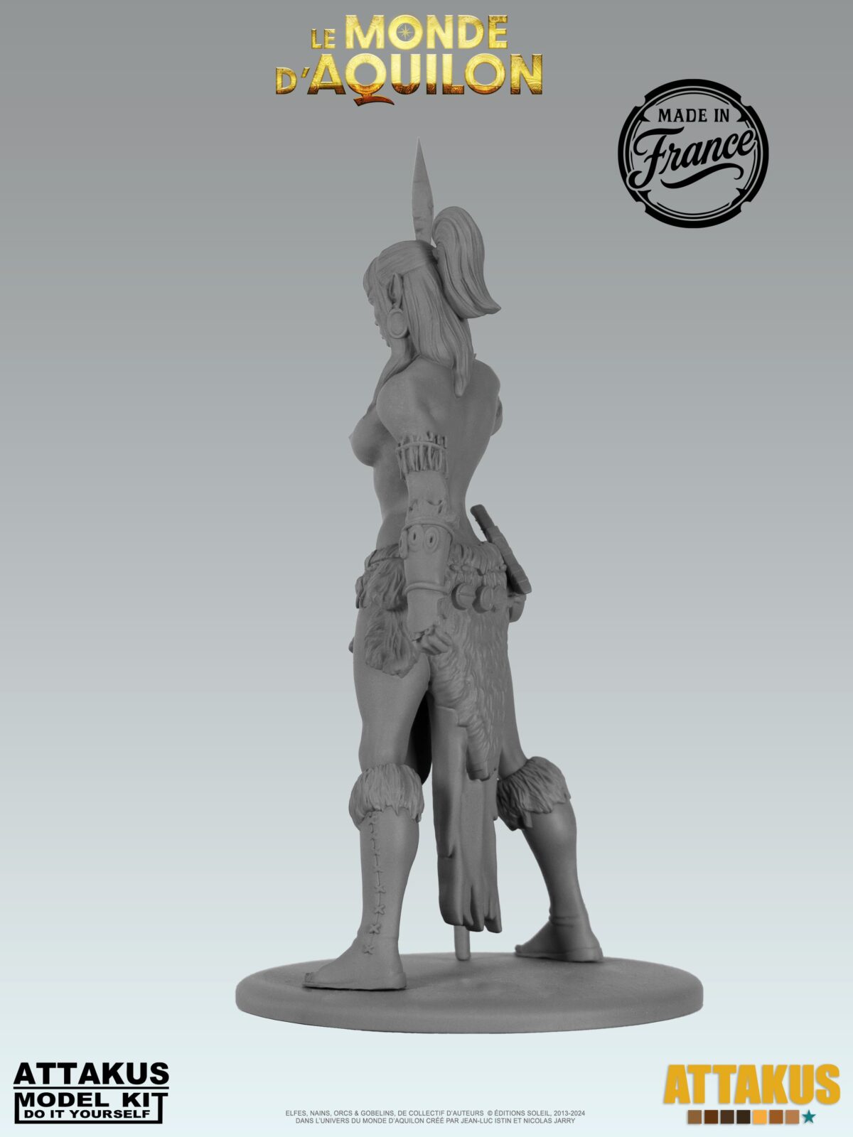 Figurine Lea’saa (Elfes) à peindre - taille M (6-9cm)