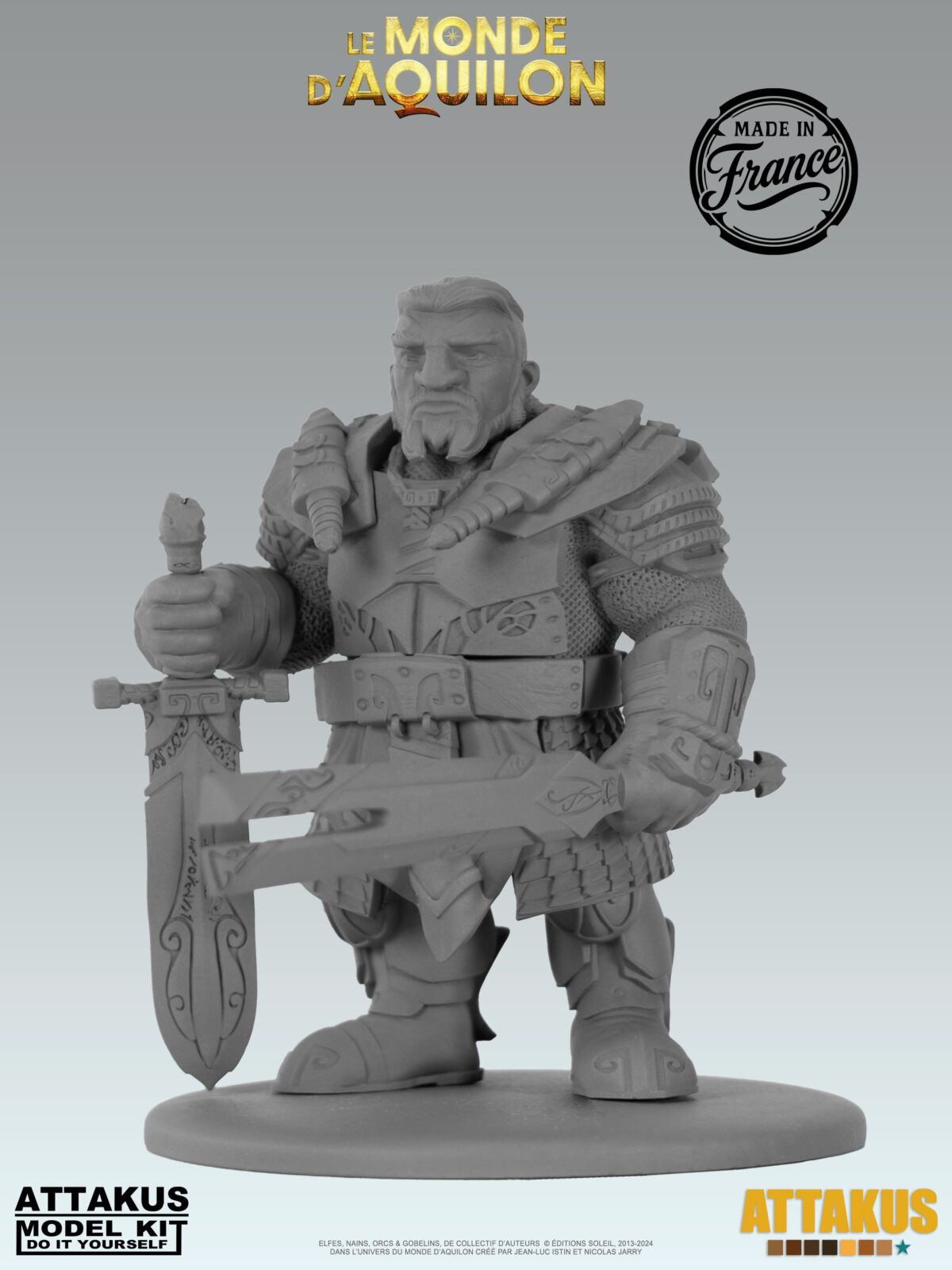 Figurine Redwin (Nains) à peindre - taille M (6-9cm)