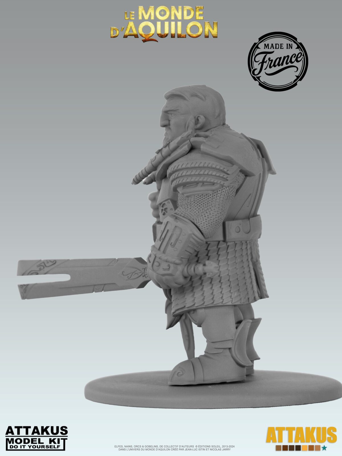 Figurine Redwin (Nains) à peindre - taille M (6-9cm)