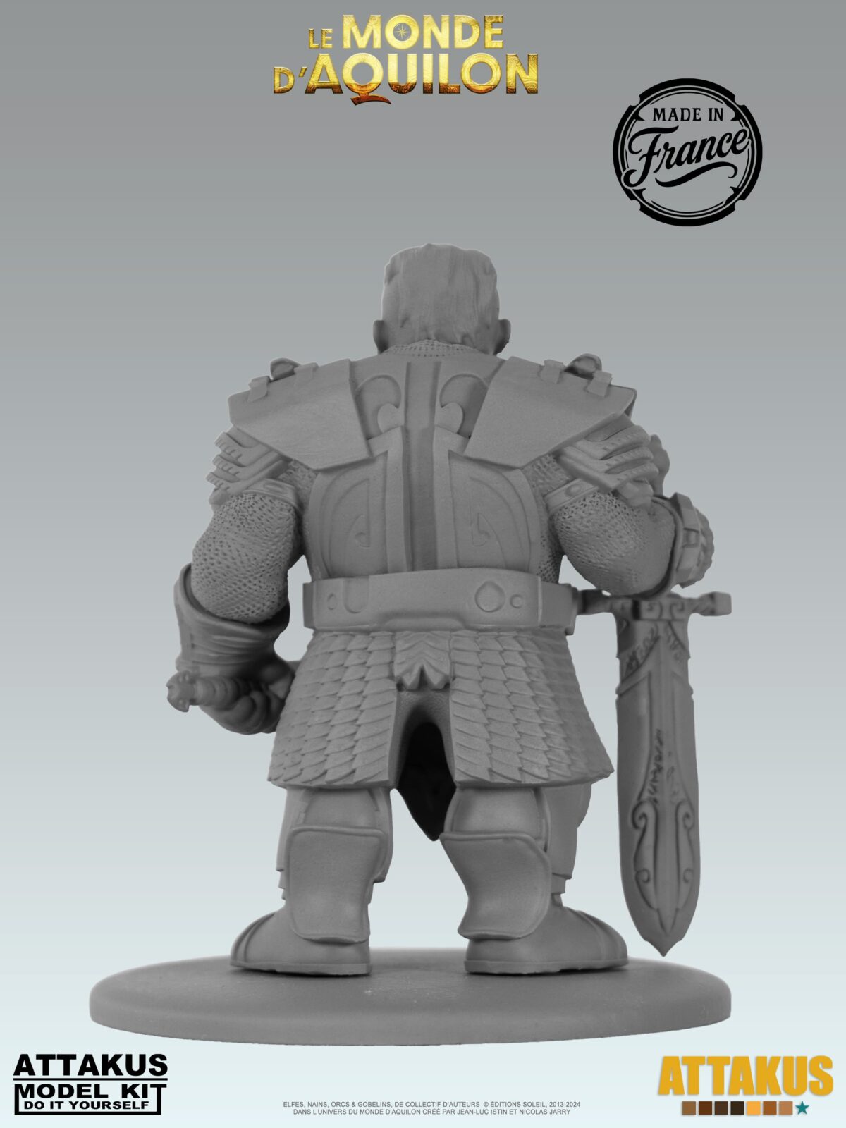 Figurine Redwin (Nains) à peindre - taille M (6-9cm)