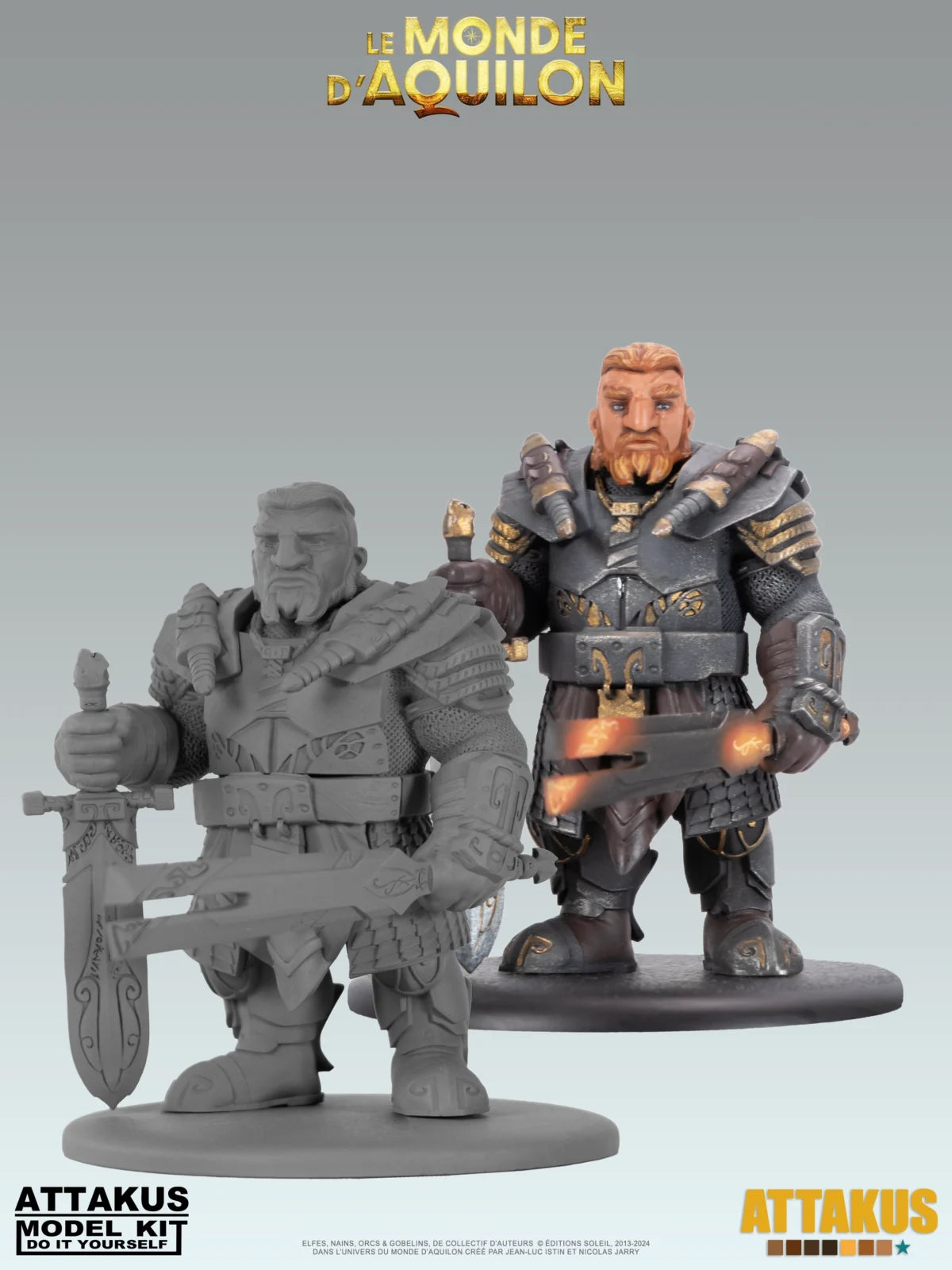 Figurine Redwin (Nains) à peindre - taille M (6-9cm)