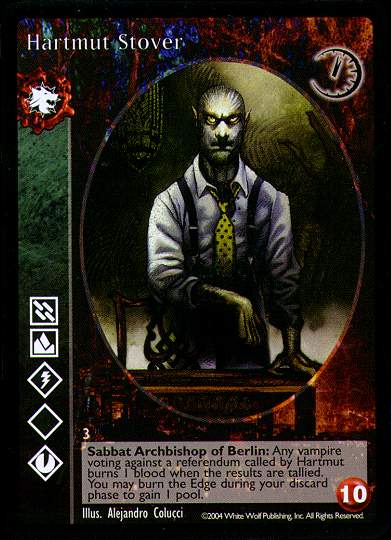 Hartmut Stover [Gehenna set] - VTES CCG