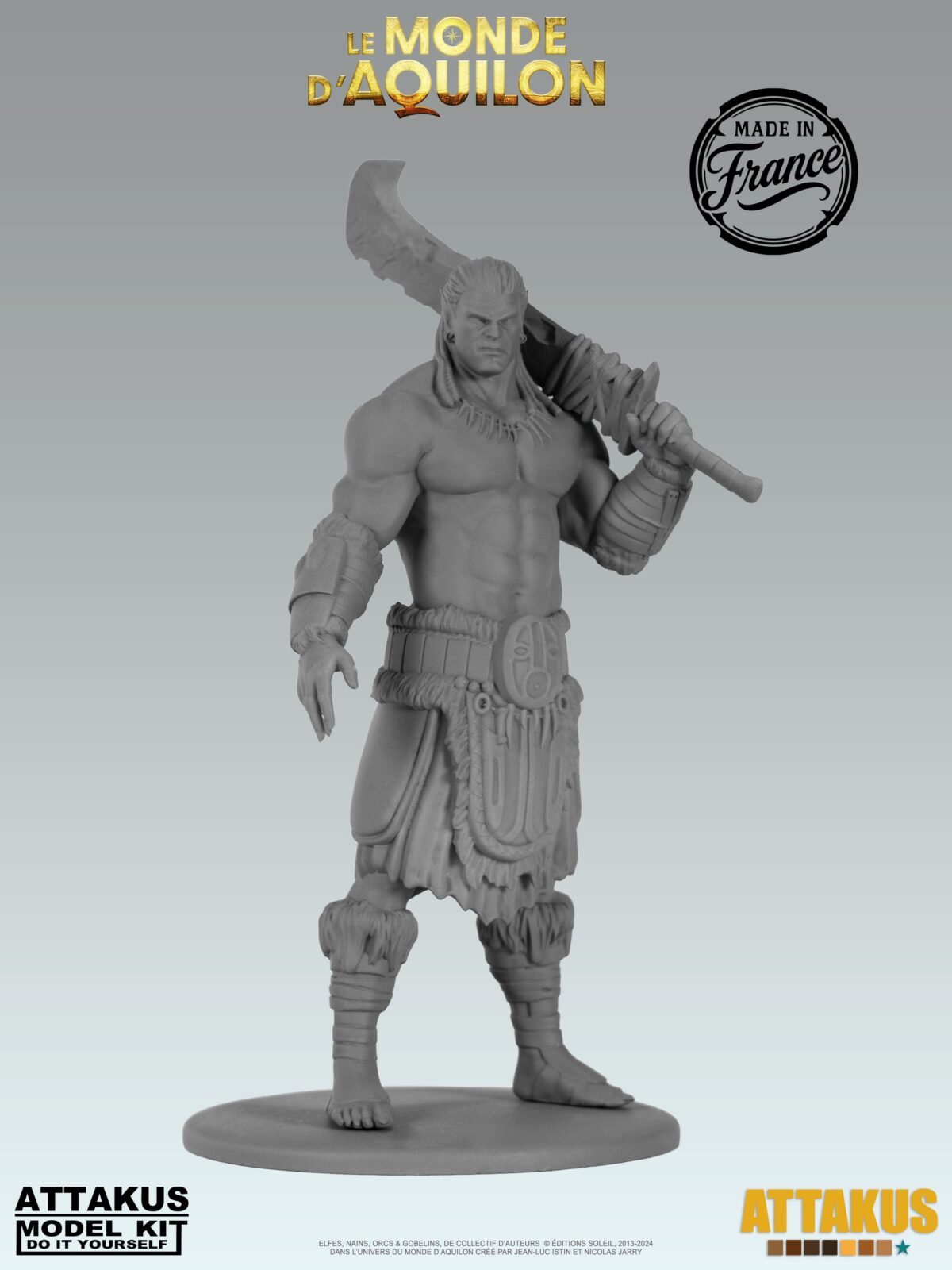 Figurine Turuk ‘Masque’ (Elfes) à peindre - taille M (6-9cm)