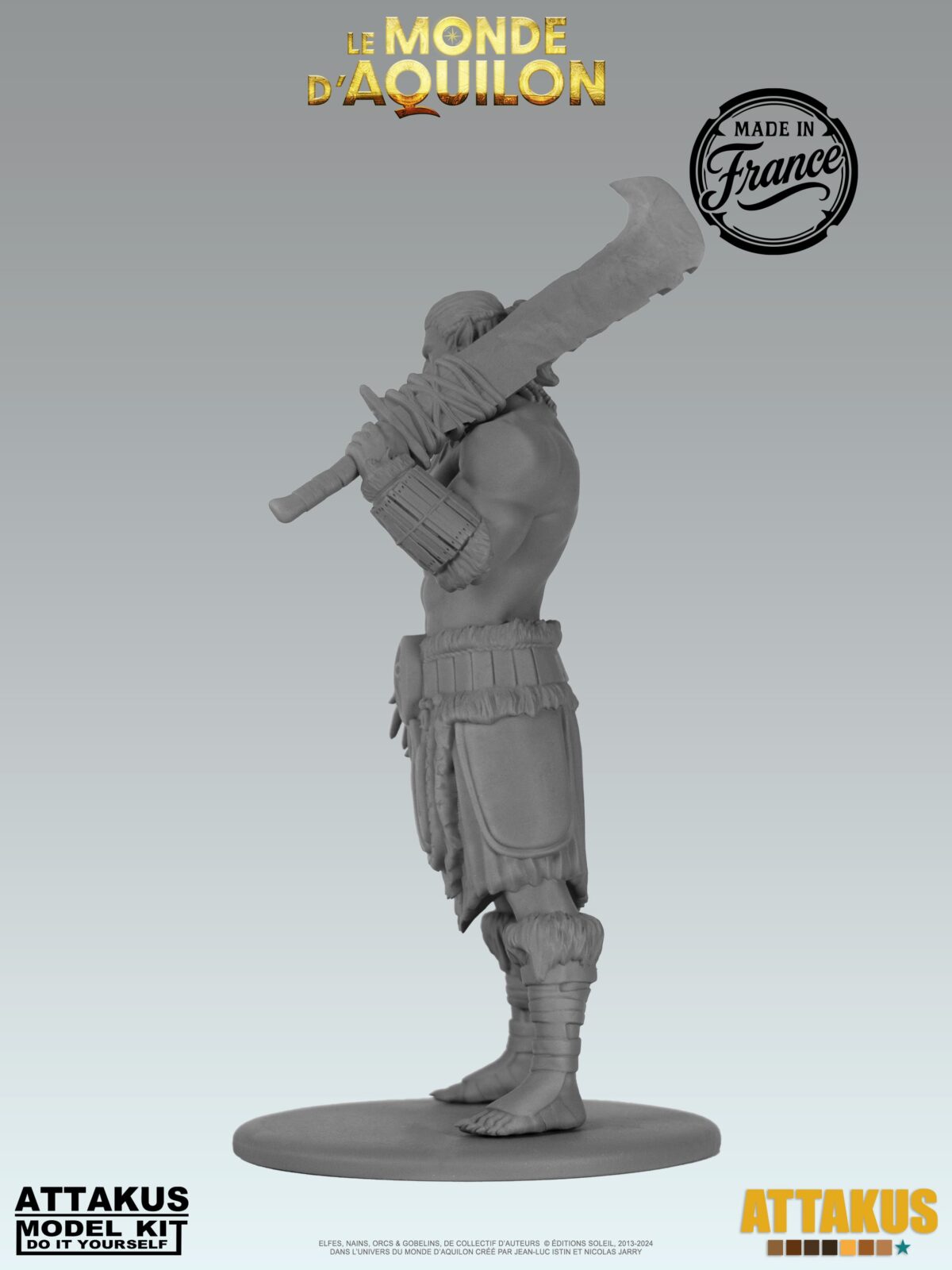 Figurine Turuk ‘Masque’ (Elfes) à peindre - taille M (6-9cm)