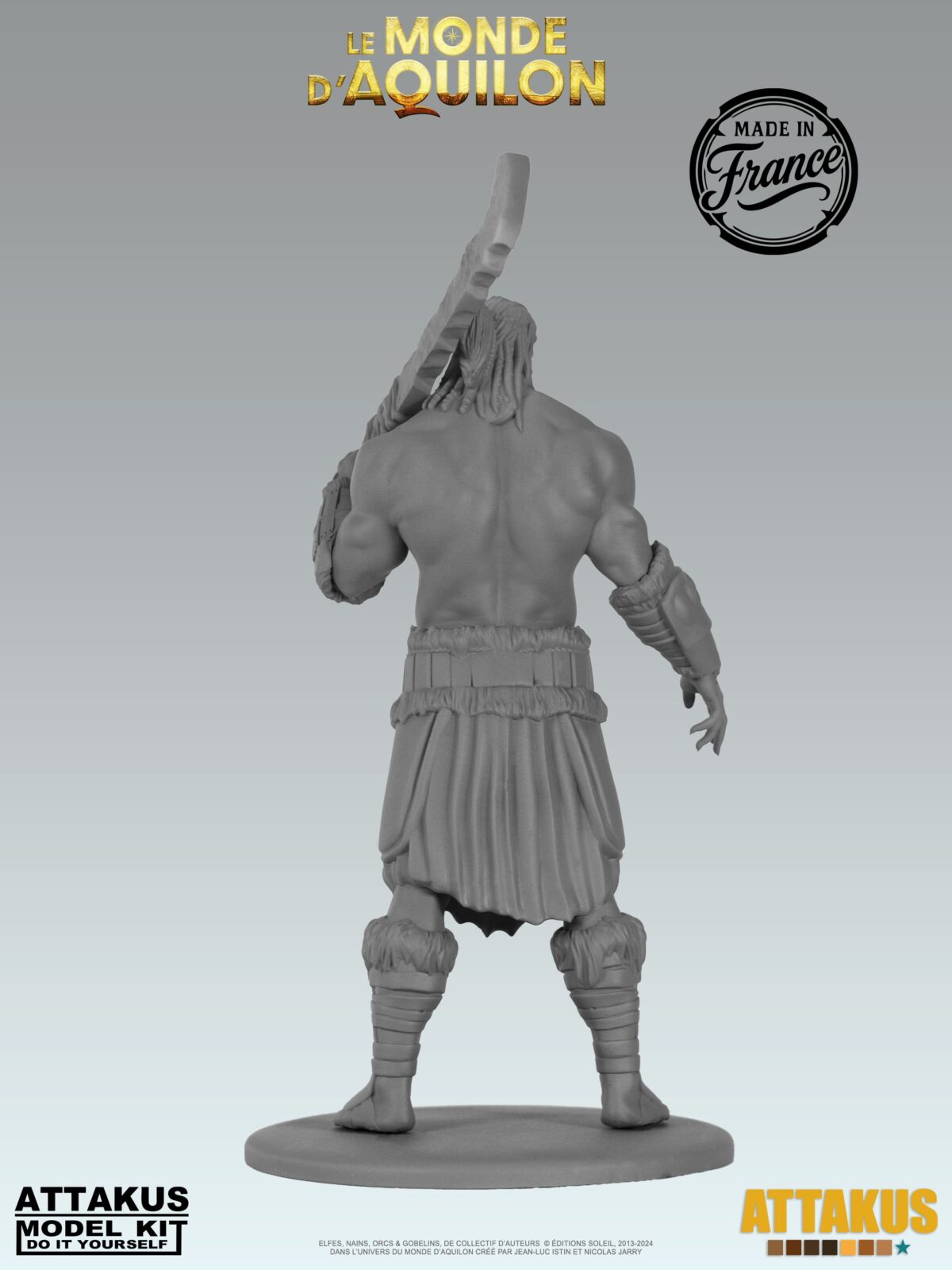 Figurine Turuk ‘Masque’ (Elfes) à peindre - taille M (6-9cm)