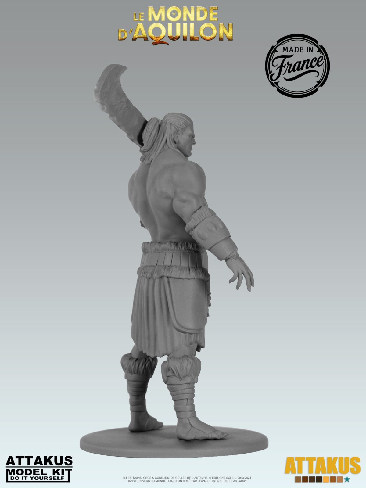 Figurine Turuk ‘Masque’ (Elfes) à peindre - taille M (6-9cm)