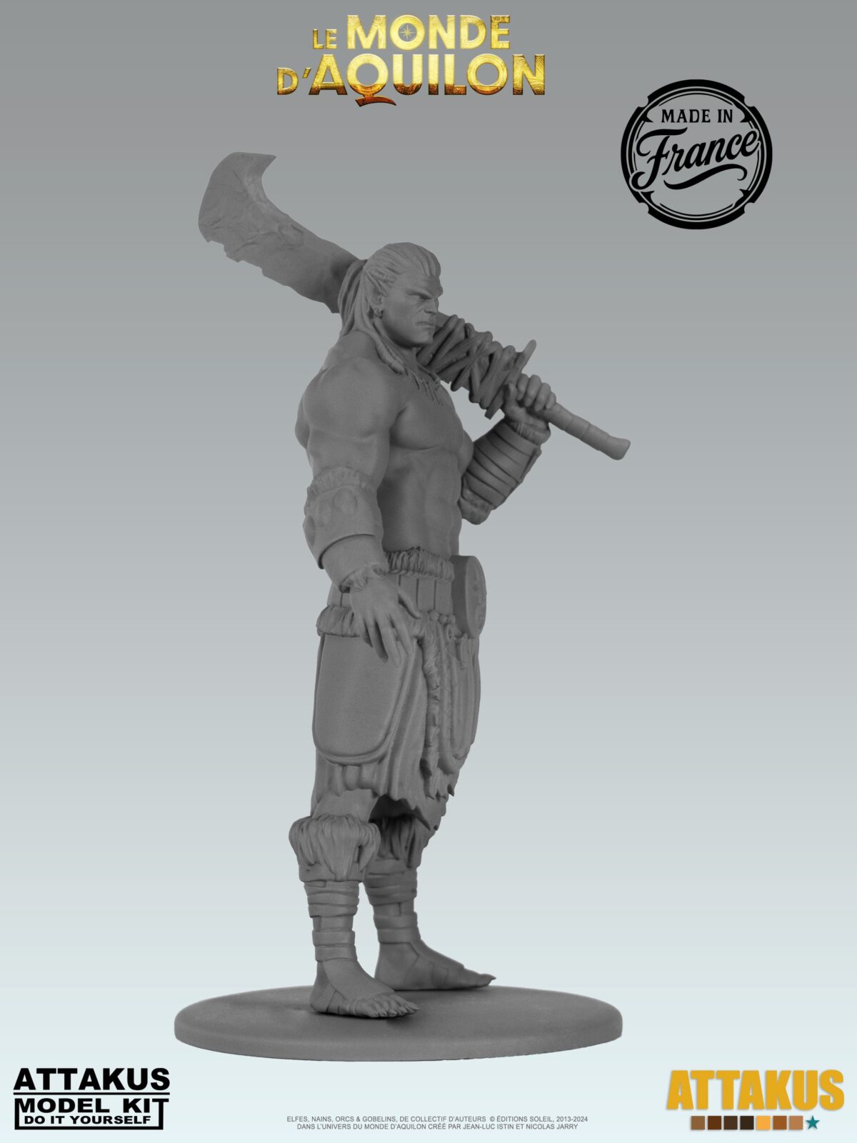 Figurine Turuk ‘Masque’ (Elfes) à peindre - taille M (6-9cm)