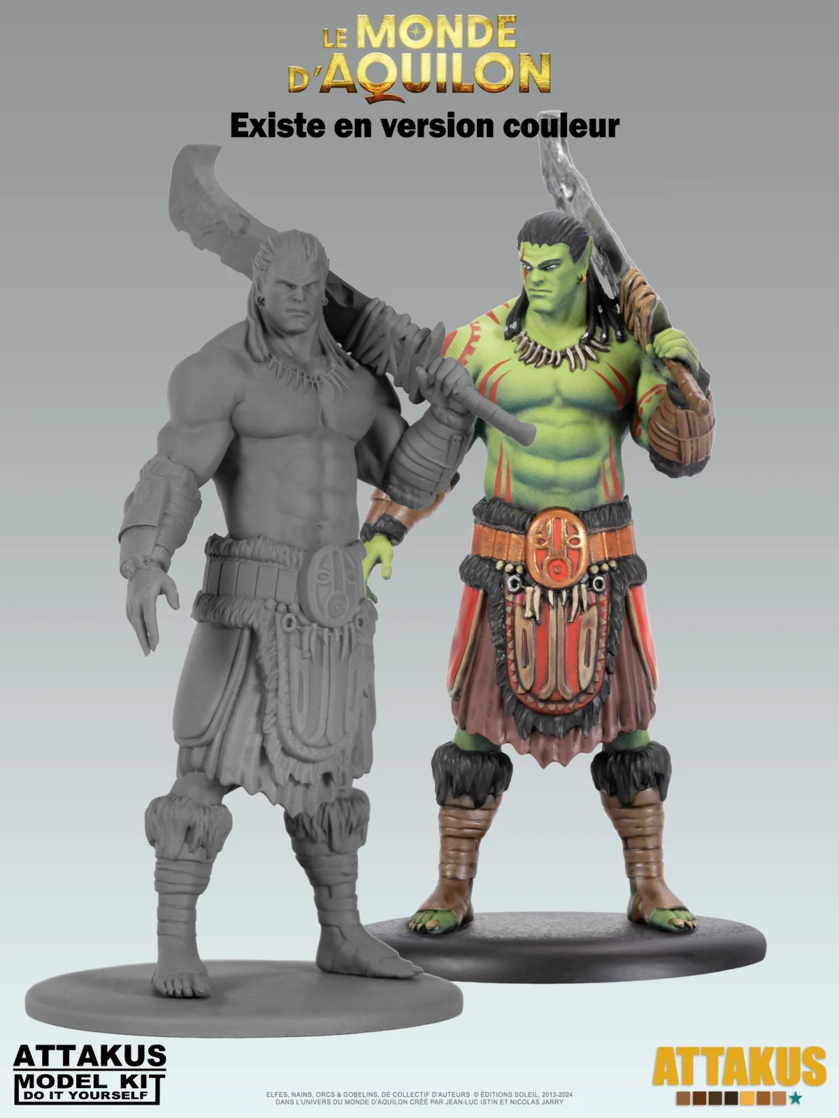 Figurine Turuk ‘Masque’ (Elfes) à peindre - taille M (6-9cm)