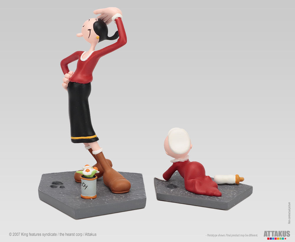 Figurine résine Olive Oil & Mimosa - Popeye