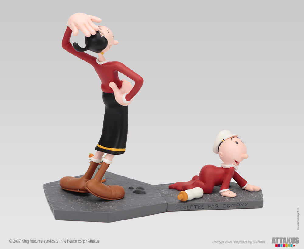 Figurine résine Olive Oil & Mimosa - Popeye