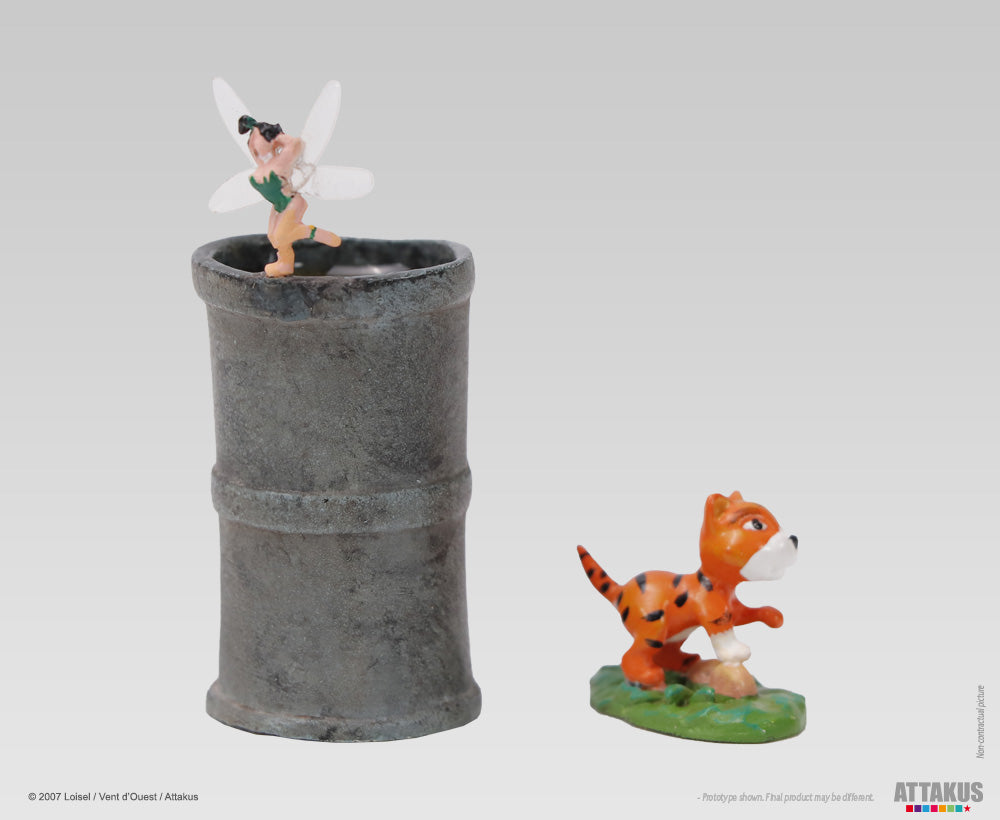Figurine métal Clochette & Chat « Londres » - Peter Pan, Loisel