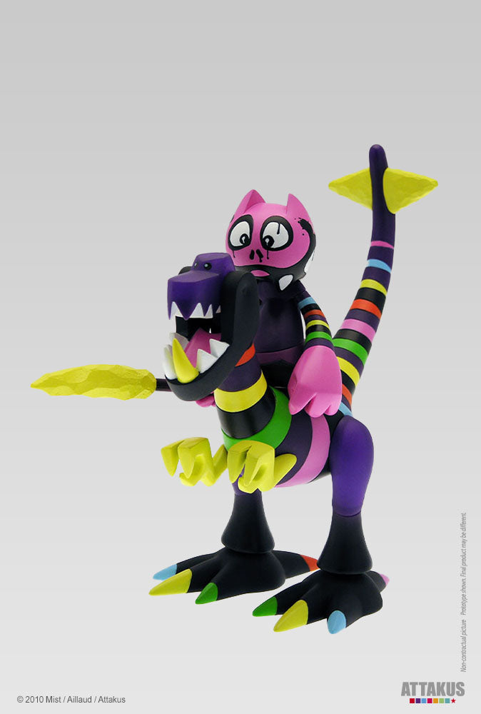 Figurine résine Dino & Orus - Rainbow Warrior Mist
