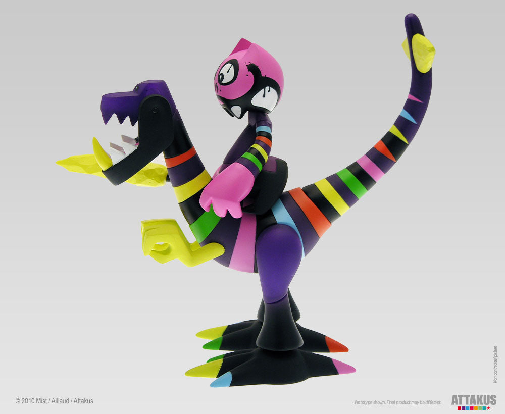 Figurine résine Dino & Orus - Rainbow Warrior Mist