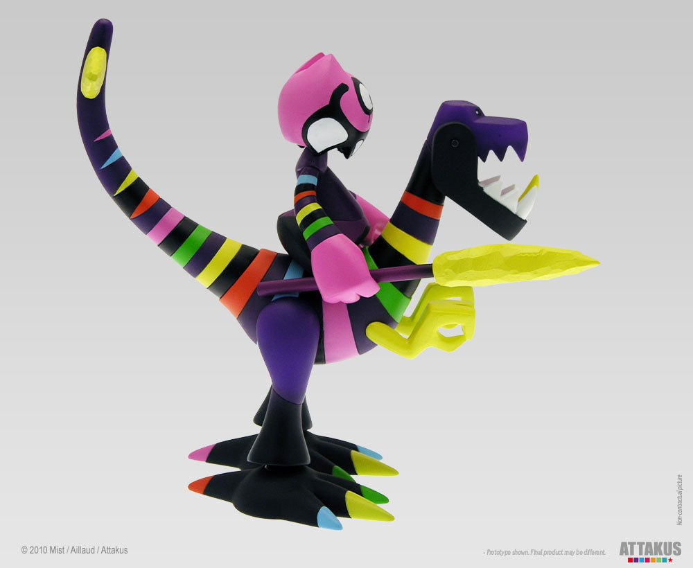 Figurine résine Dino & Orus - Rainbow Warrior Mist