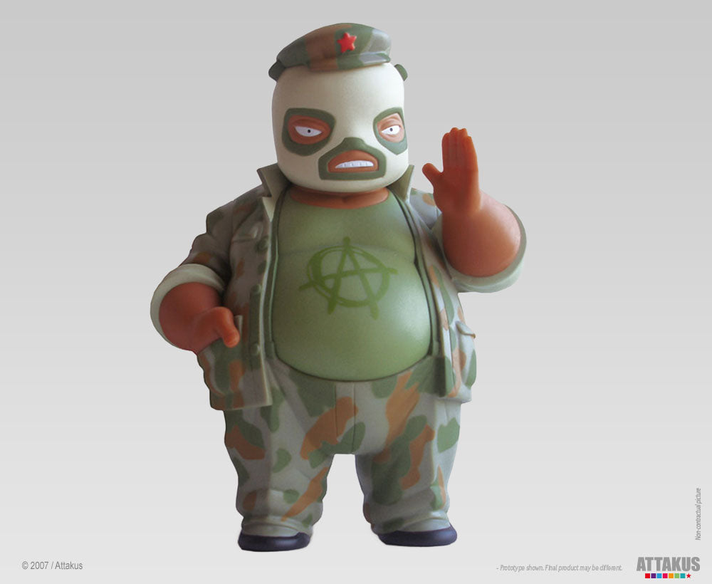 Figurine résine El Panda Kamo - Lucha Libre