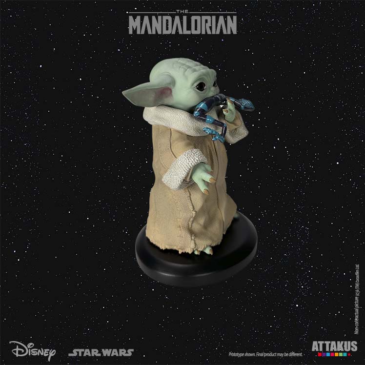 Figurine résine Grogu « Eating the Frog » 1/5e - The Mandalorian