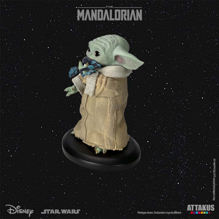 Figurine résine Grogu « Eating the Frog » 1/5e - The Mandalorian