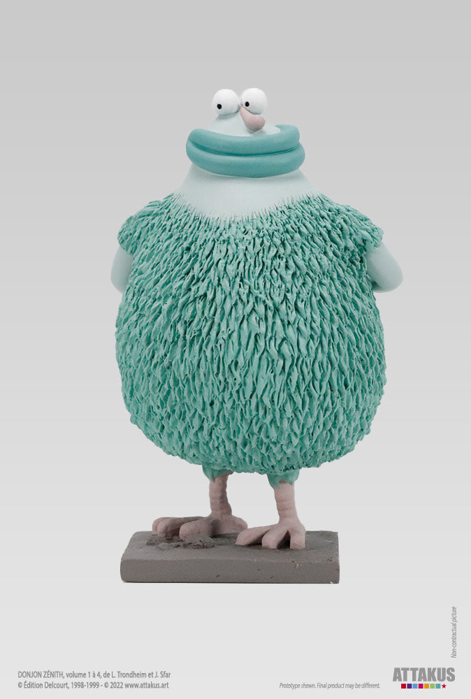 Figurine résine Grogro et sa brochette de tilapins - Donjon Zenith