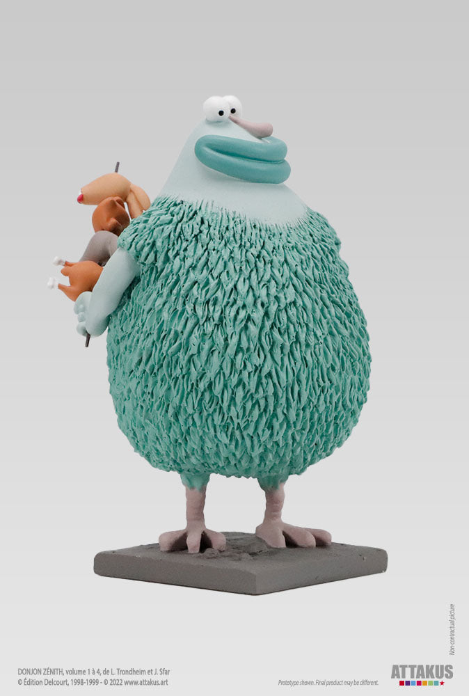 Figurine résine Grogro et sa brochette de tilapins - Donjon Zenith