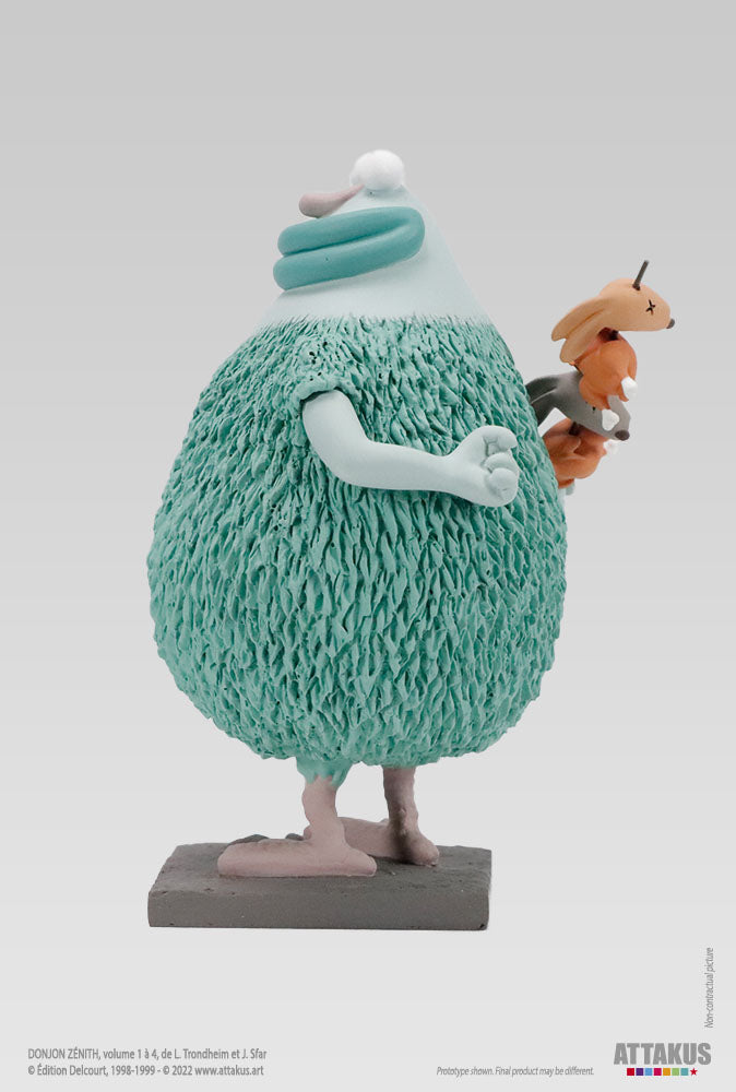 Figurine résine Grogro et sa brochette de tilapins - Donjon Zenith