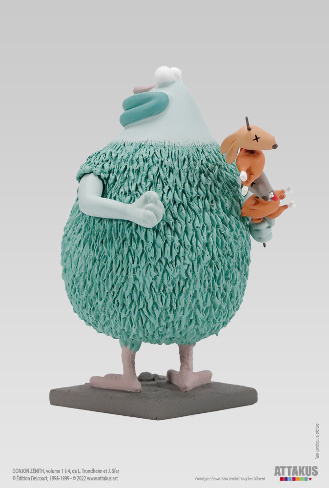 Figurine résine Grogro et sa brochette de tilapins - Donjon Zenith