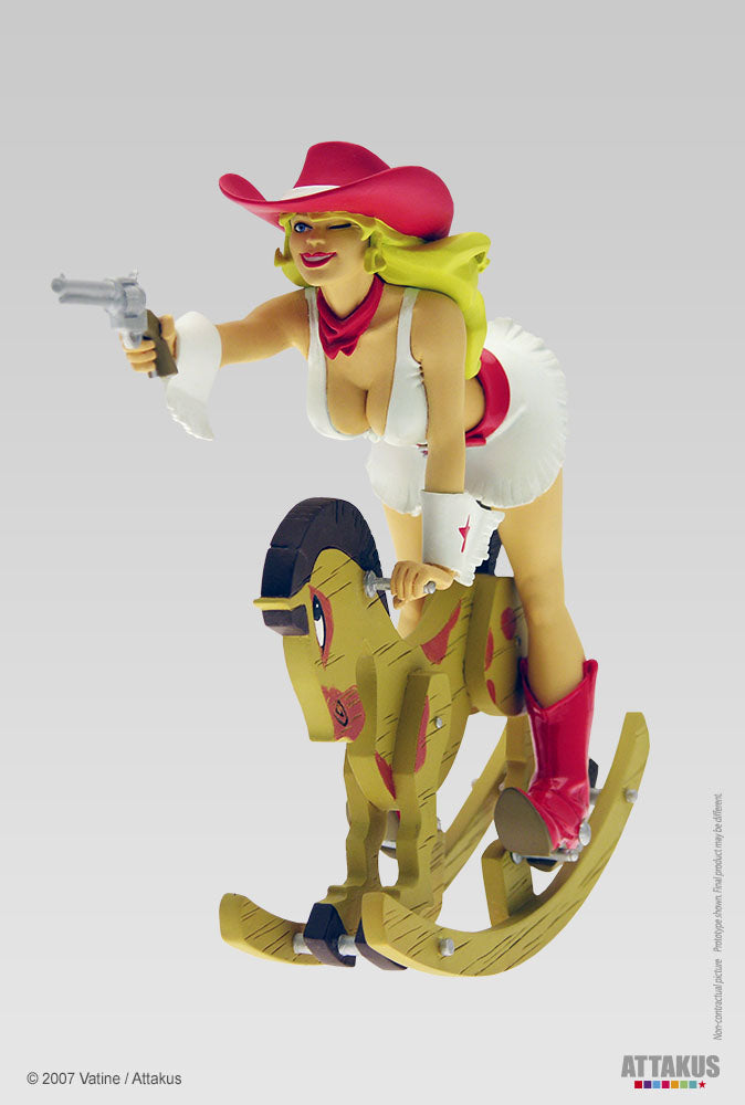 Figurine résine Buckaroo Girl - collection Pin-Up