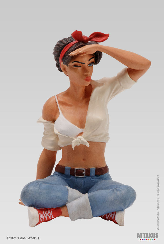 Figurine résine Lillie Roadrunner - collection Pin-Up