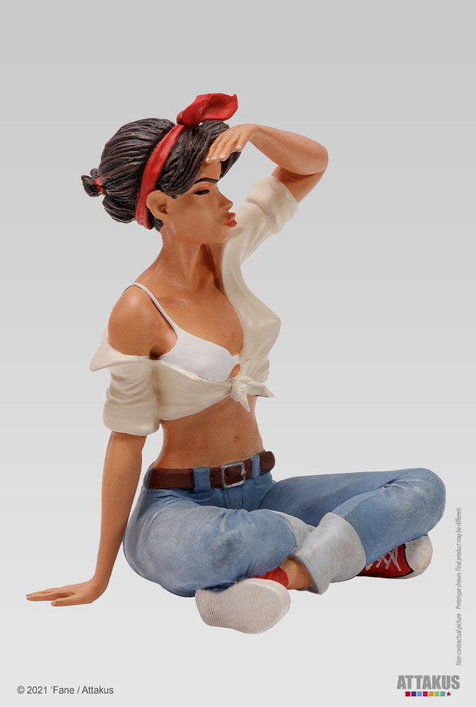 Figurine résine Lillie Roadrunner - collection Pin-Up