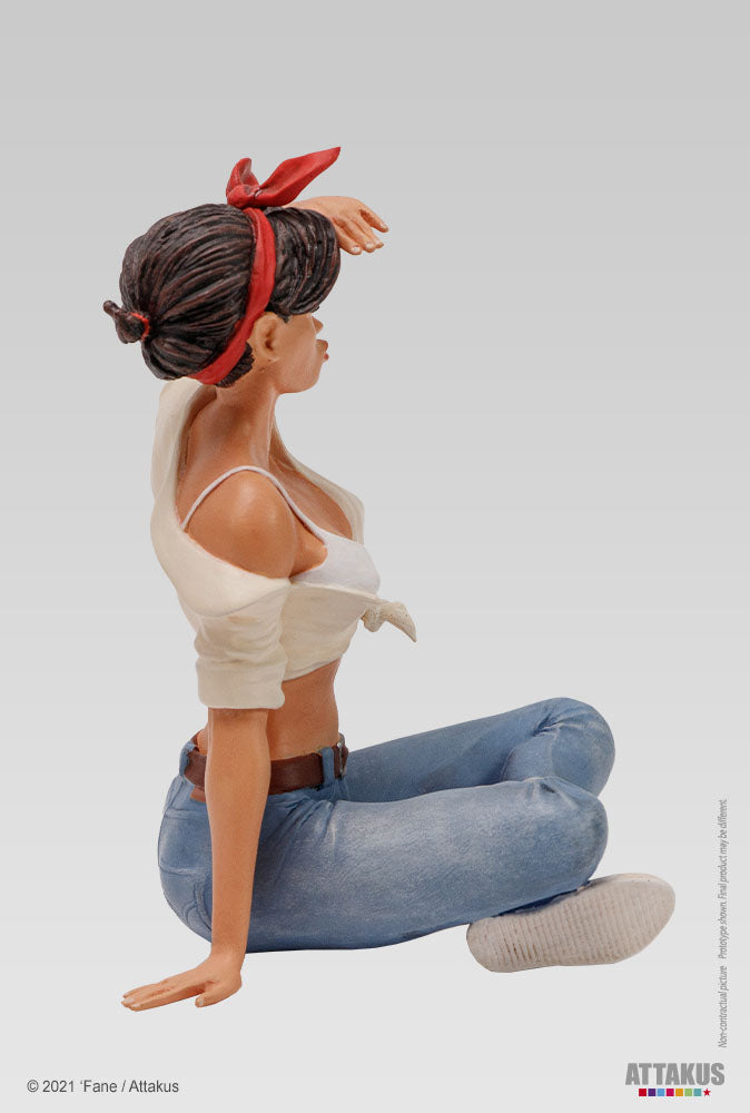 Figurine résine Lillie Roadrunner - collection Pin-Up