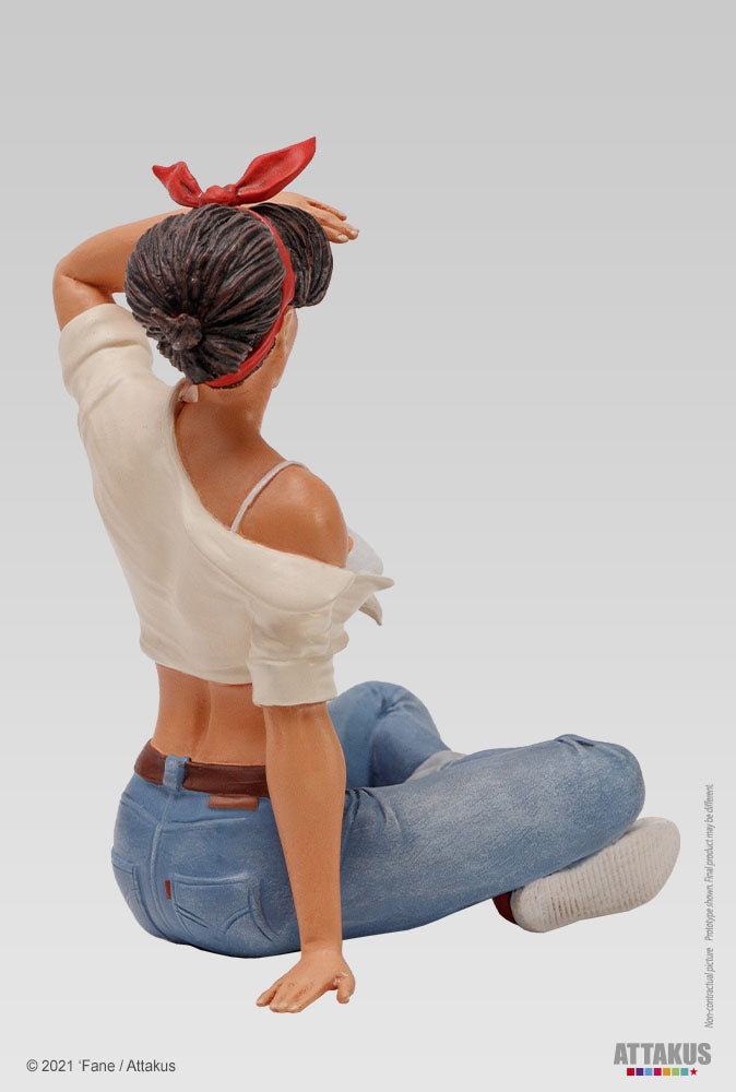 Figurine résine Lillie Roadrunner - collection Pin-Up