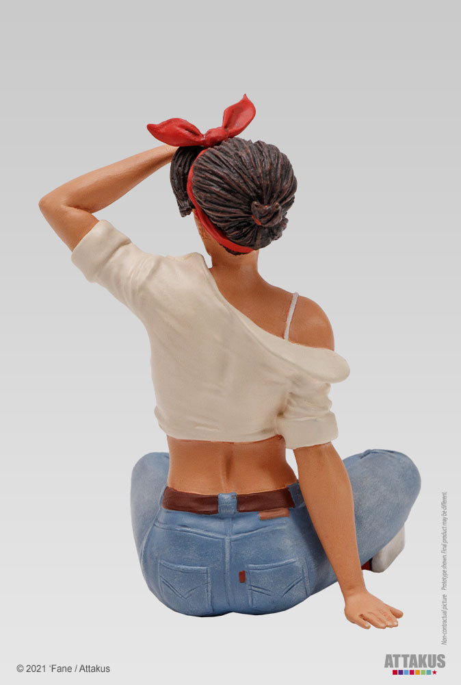 Figurine résine Lillie Roadrunner - collection Pin-Up