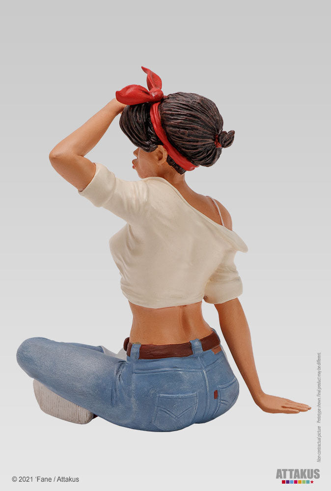 Figurine résine Lillie Roadrunner - collection Pin-Up