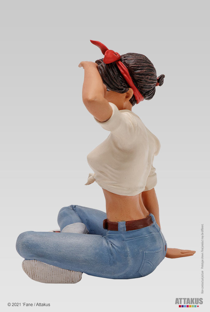 Figurine résine Lillie Roadrunner - collection Pin-Up