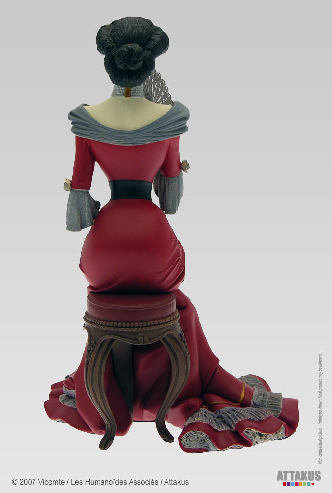 Figurine résine Sasmira - Version rouge - collection Pin-Up