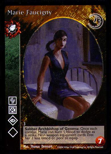 Marie Faucigny [Gehenna set] - VTES CCG
