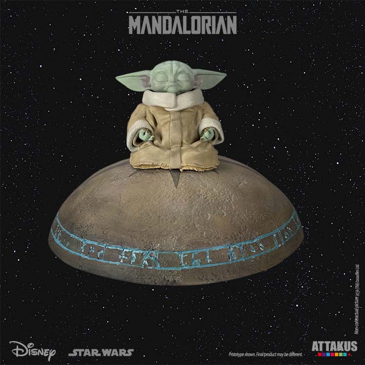 Figurine résine Grogu « Summoning the Force » 1/5e - The Mandalorian