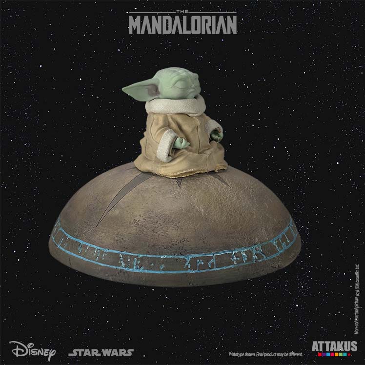 Figurine résine Grogu « Summoning the Force » 1/5e - The Mandalorian
