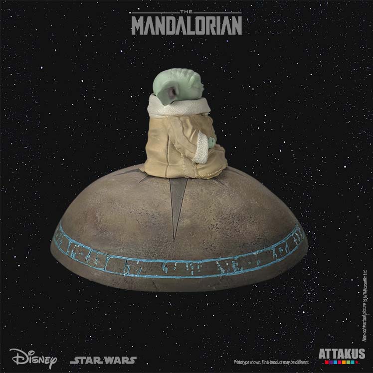 Figurine résine Grogu « Summoning the Force » 1/5e - The Mandalorian