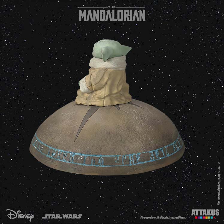 Figurine résine Grogu « Summoning the Force » 1/5e - The Mandalorian