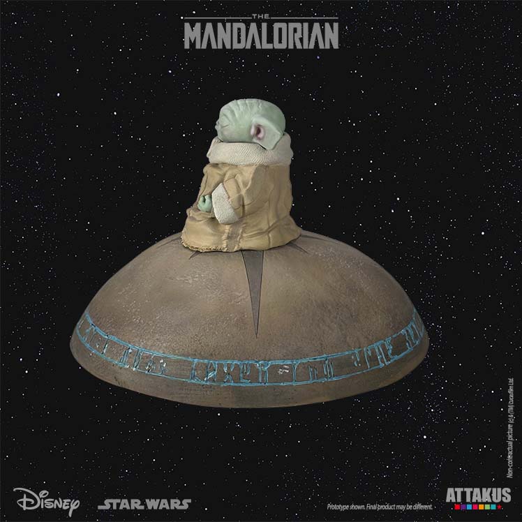Figurine résine Grogu « Summoning the Force » 1/5e - The Mandalorian