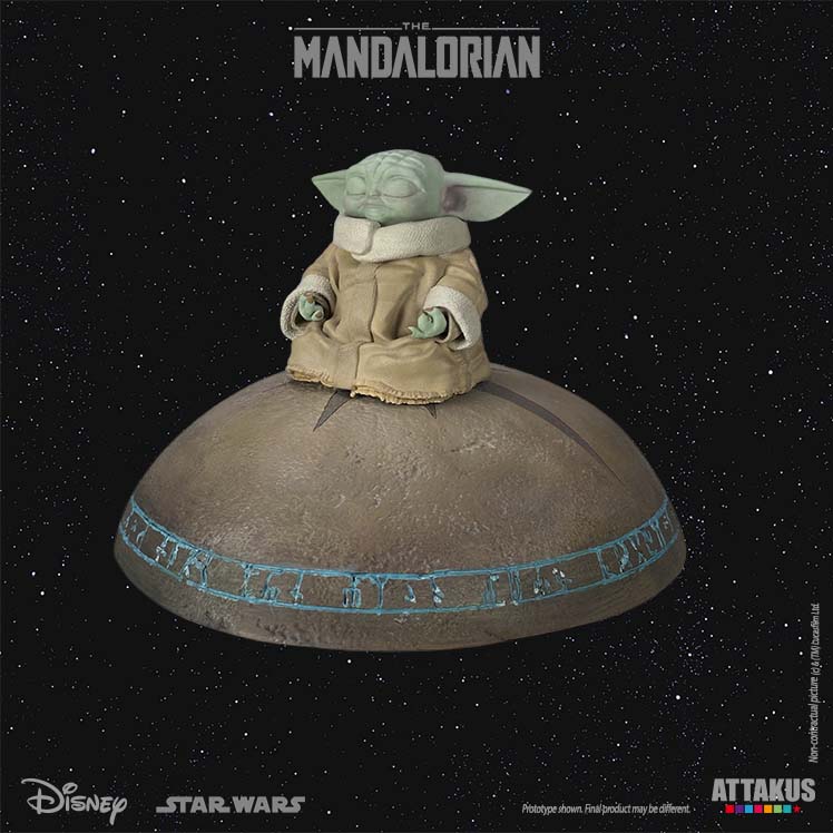 Figurine résine Grogu « Summoning the Force » 1/5e - The Mandalorian