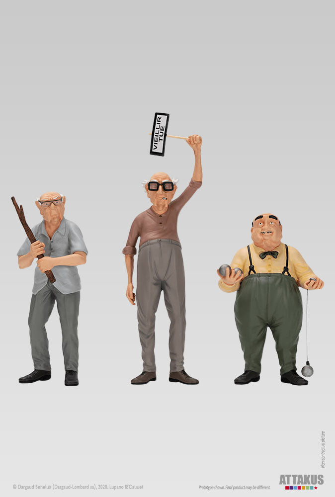 Figurine résine Les Vieux Fourneaux - Coffret collector