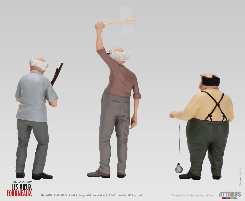 Figurine résine Les Vieux Fourneaux - Coffret collector