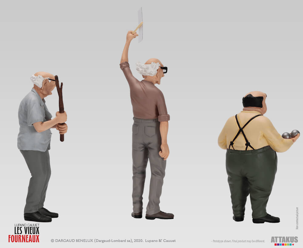 Figurine résine Les Vieux Fourneaux - Coffret collector