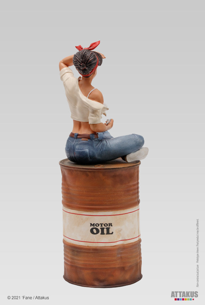 Figurine résine Lillie Roadrunner Aero Eastern - collection Pin-Up