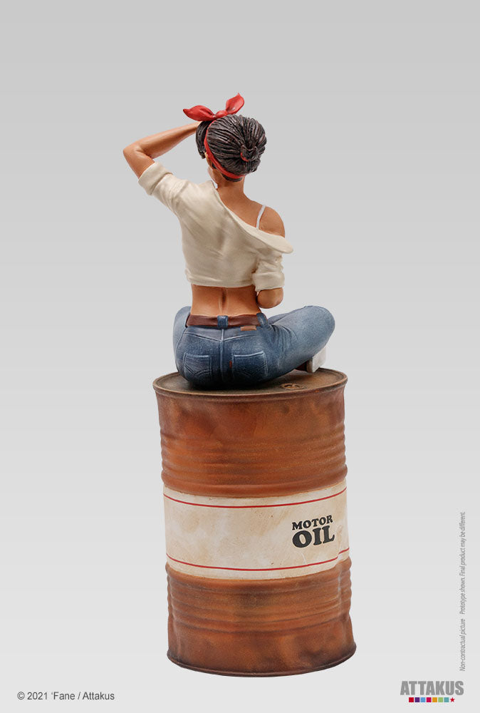 Figurine résine Lillie Roadrunner Aero Eastern - collection Pin-Up