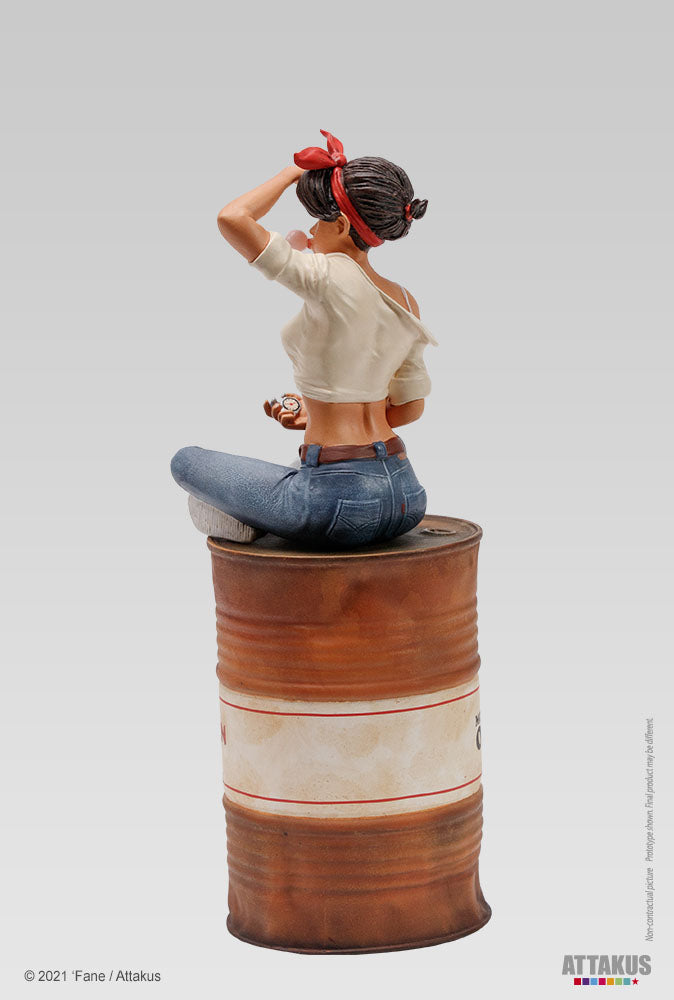 Figurine résine Lillie Roadrunner Aero Eastern - collection Pin-Up