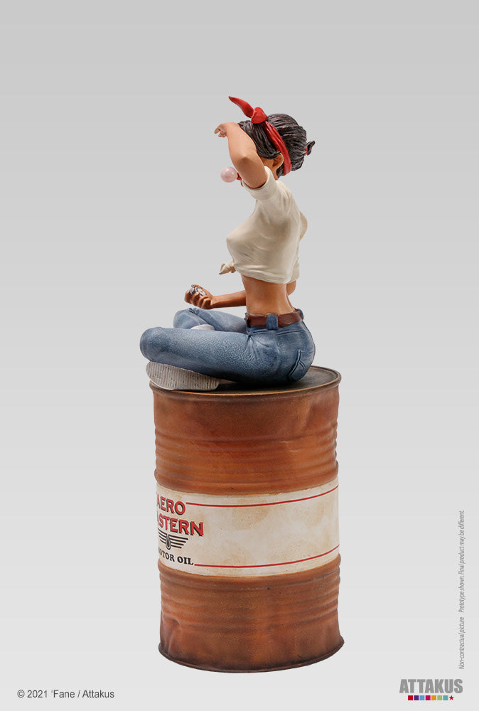 Figurine résine Lillie Roadrunner Aero Eastern - collection Pin-Up